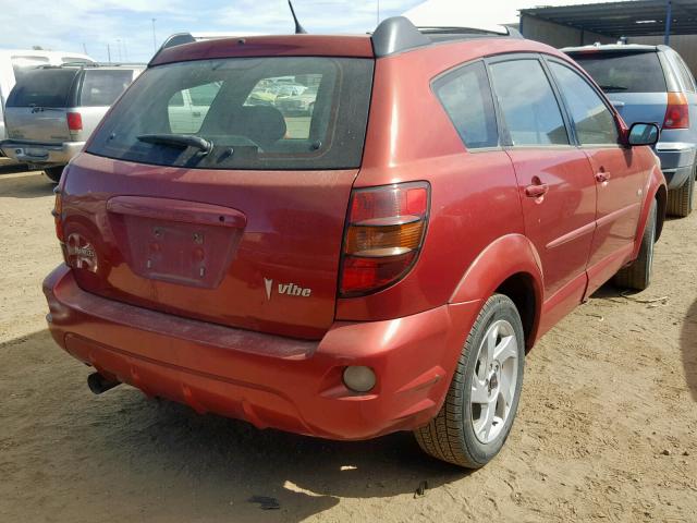 5Y2SL65846Z461823 - 2006 PONTIAC VIBE RED photo 4