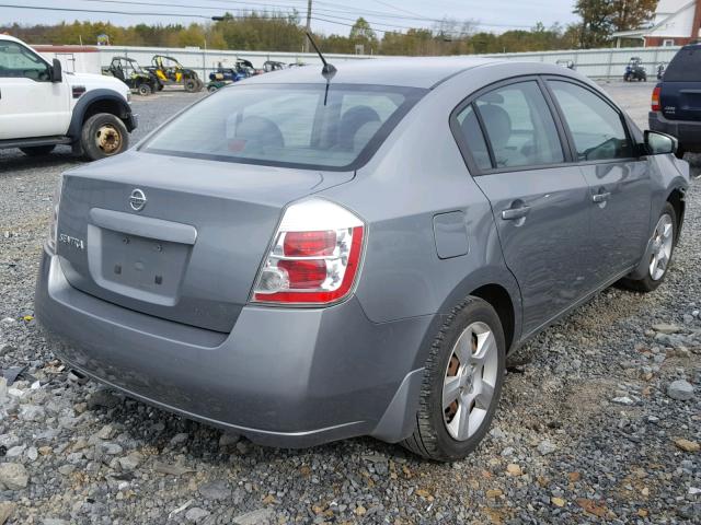 3N1AB61E28L679234 - 2008 NISSAN SENTRA 2.0 GRAY photo 4