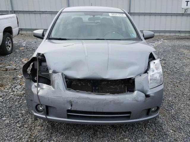 3N1AB61E28L679234 - 2008 NISSAN SENTRA 2.0 GRAY photo 9