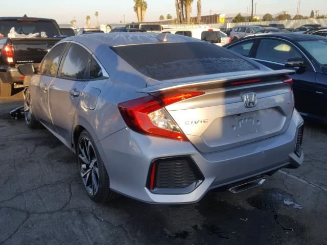 2HGFC1E53JH705031 - 2018 HONDA CIVIC SI SILVER photo 3