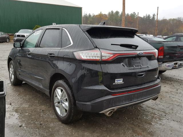 2FMPK4J88GBB84757 - 2016 FORD EDGE SEL BLACK photo 3