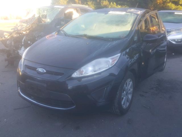 3FADP4EJ0CM162451 - 2012 FORD FIESTA SE BLACK photo 2