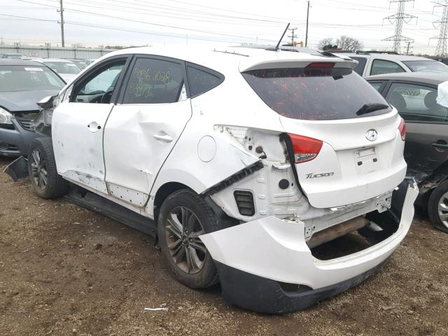 KM8JU3AG7FU082294 - 2015 HYUNDAI TUCSON LIM WHITE photo 3