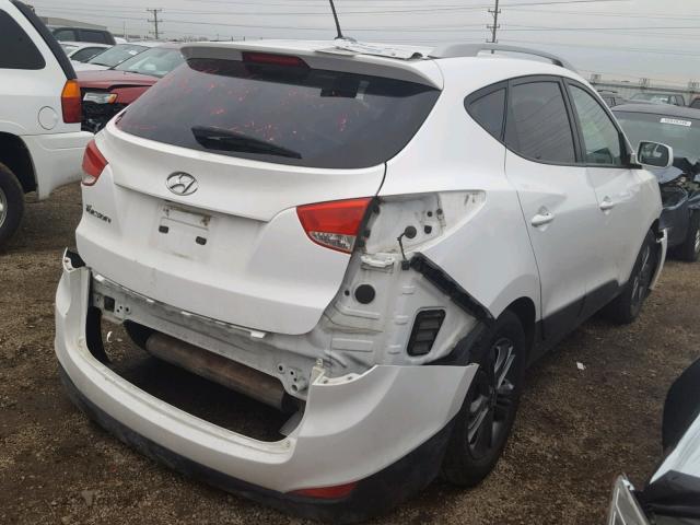 KM8JU3AG7FU082294 - 2015 HYUNDAI TUCSON LIM WHITE photo 4