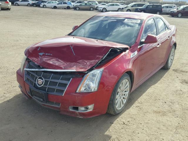 1G6DL5EV0A0120623 - 2010 CADILLAC CTS PERFOR RED photo 2