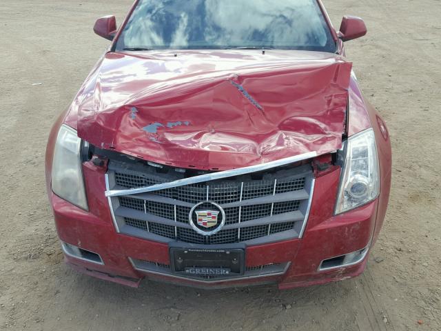 1G6DL5EV0A0120623 - 2010 CADILLAC CTS PERFOR RED photo 9