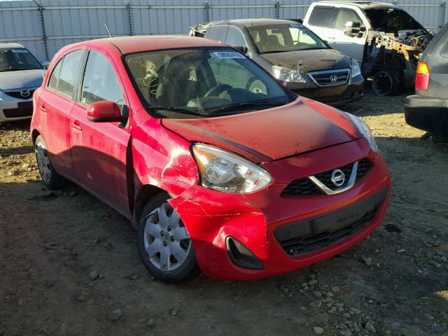 3N1CK3CP6GL262526 - 2016 NISSAN MICRA RED photo 1