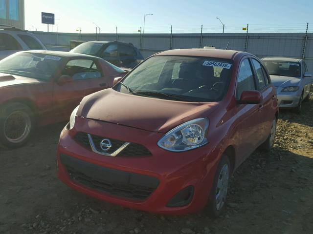 3N1CK3CP6GL262526 - 2016 NISSAN MICRA RED photo 2