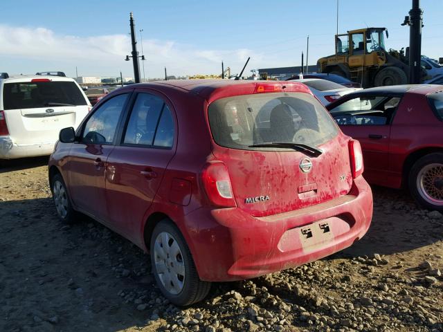 3N1CK3CP6GL262526 - 2016 NISSAN MICRA RED photo 3