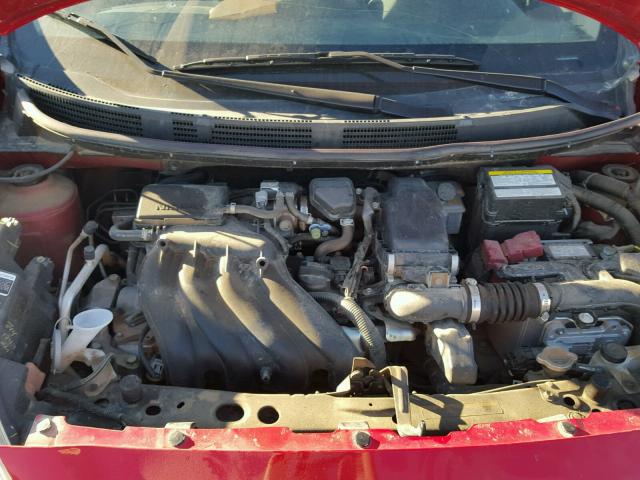 3N1CK3CP6GL262526 - 2016 NISSAN MICRA RED photo 7