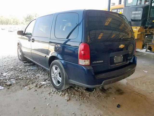 1GNDV03L35D261915 - 2005 CHEVROLET UPLANDER BLUE photo 3