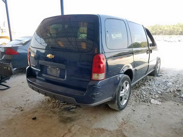 1GNDV03L35D261915 - 2005 CHEVROLET UPLANDER BLUE photo 4