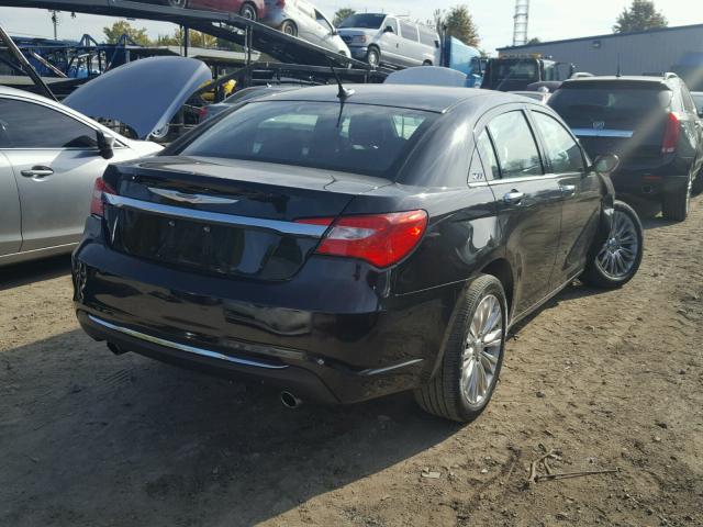 1C3CCBCG8CN175598 - 2012 CHRYSLER 200 LIMITE BLACK photo 4