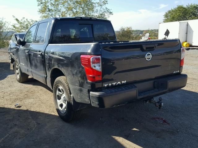 1N6AA1EJ8HN537297 - 2017 NISSAN TITAN S BLACK photo 3