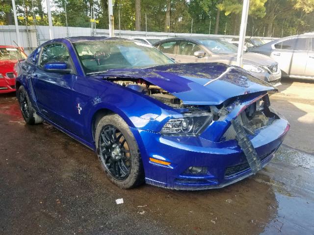 1ZVBP8AM4D5273534 - 2013 FORD MUSTANG BLUE photo 1