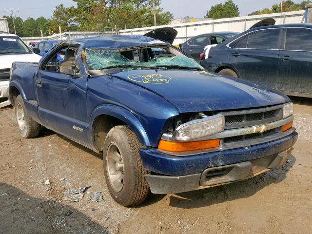 1GCCS14W528137936 - 2002 CHEVROLET S TRUCK S1 BLUE photo 1