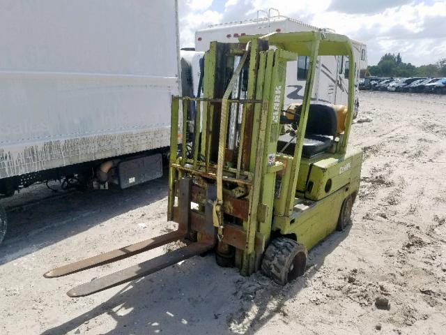 35516872572 - 1993 CLARK FORKLIFT FORKLIFT Жасыл фото 2