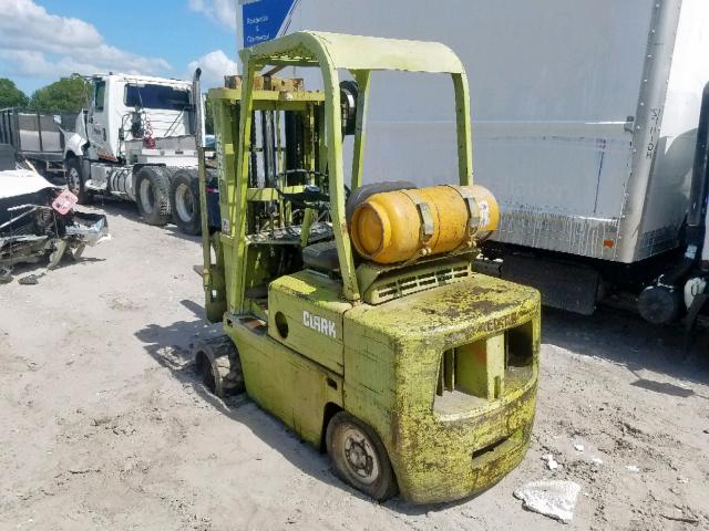 35516872572 - 1993 CLARK FORKLIFT FORKLIFT Жасыл фото 3