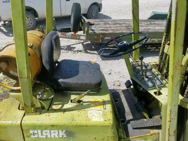 35516872572 - 1993 CLARK FORKLIFT FORKLIFT Жасыл фото 5