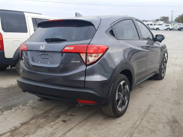 3CZRU6H58JG700788 - 2018 HONDA HR-V EX CHARCOAL photo 4