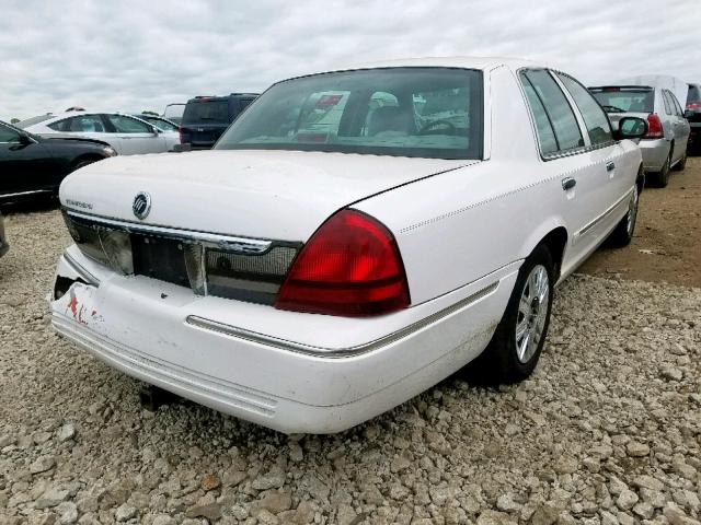 2MEFM74V66X614329 - 2006 MERCURY GRAND MARQ WHITE photo 4