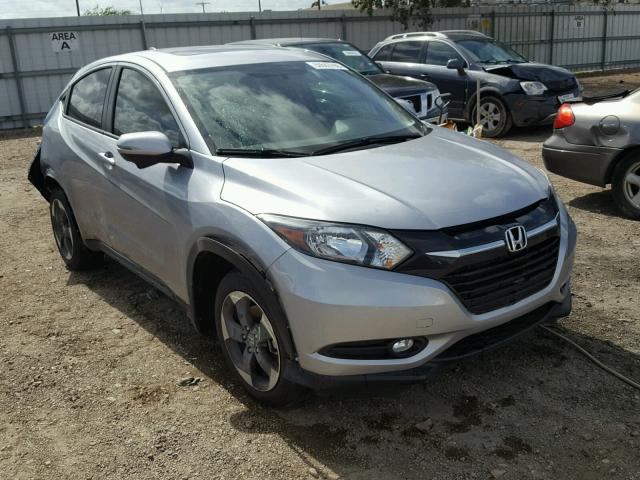 3CZRU5H5XJM704143 - 2018 HONDA HR-V EX SILVER photo 1