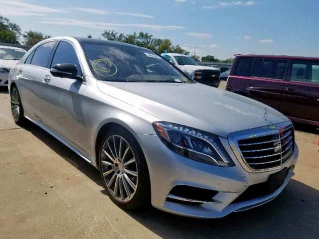 WDDUG8CB4FA187003 - 2015 MERCEDES-BENZ S 550 GRAY photo 1