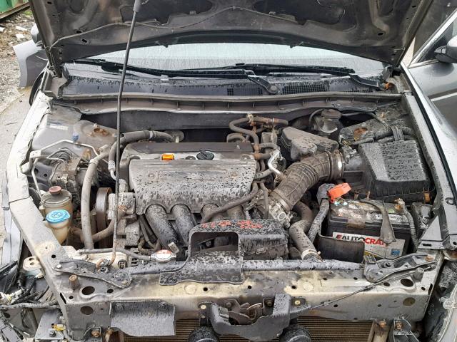 1HGCP26408A017709 - 2008 HONDA ACCORD LXP GRAY photo 7