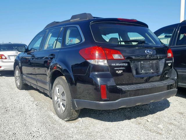 4S4BRCAC2A3310655 - 2010 SUBARU OUTBACK 2. BLACK photo 3