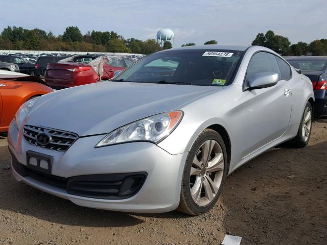 KMHHT6KD4BU044815 - 2011 HYUNDAI GENESIS CO SILVER photo 2