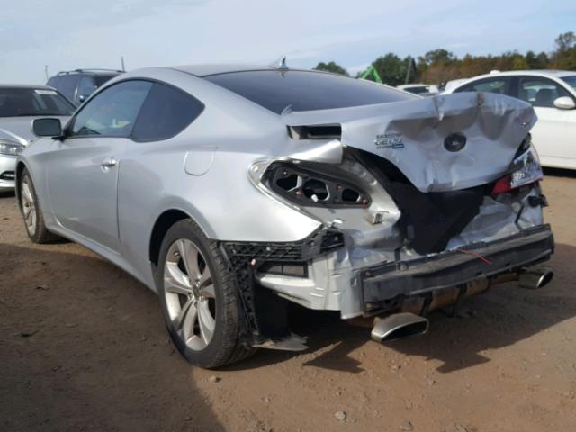 KMHHT6KD4BU044815 - 2011 HYUNDAI GENESIS CO SILVER photo 3