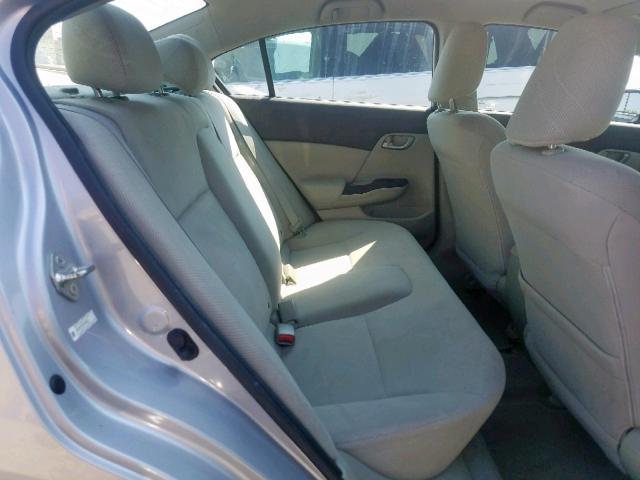 2HGFB2F57CH555953 - 2012 HONDA CIVIC LX SILVER photo 6