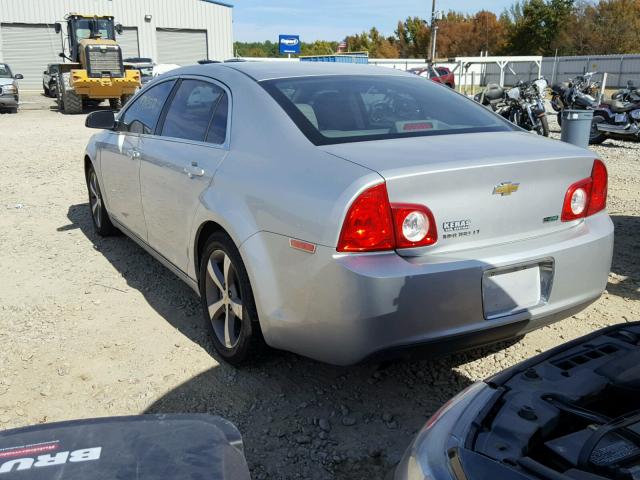 1G1ZC5EU9BF353871 - 2011 CHEVROLET MALIBU 1LT SILVER photo 3