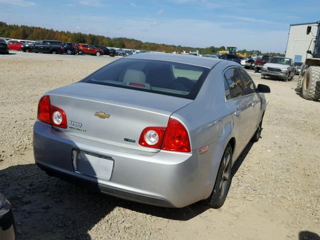 1G1ZC5EU9BF353871 - 2011 CHEVROLET MALIBU 1LT SILVER photo 4
