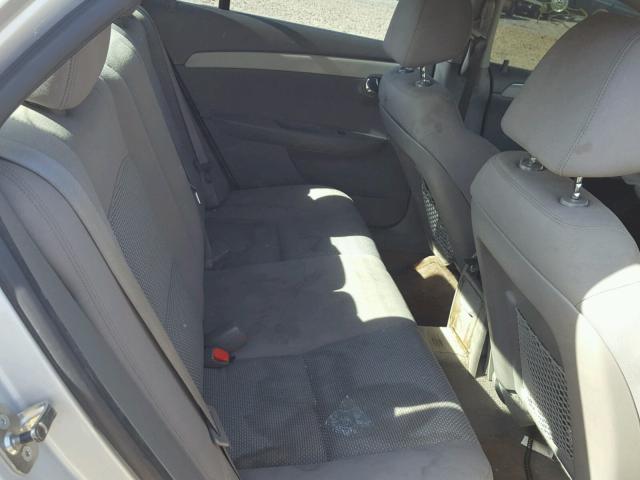 1G1ZC5EU9BF353871 - 2011 CHEVROLET MALIBU 1LT SILVER photo 6