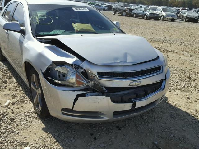 1G1ZC5EU9BF353871 - 2011 CHEVROLET MALIBU 1LT SILVER photo 9