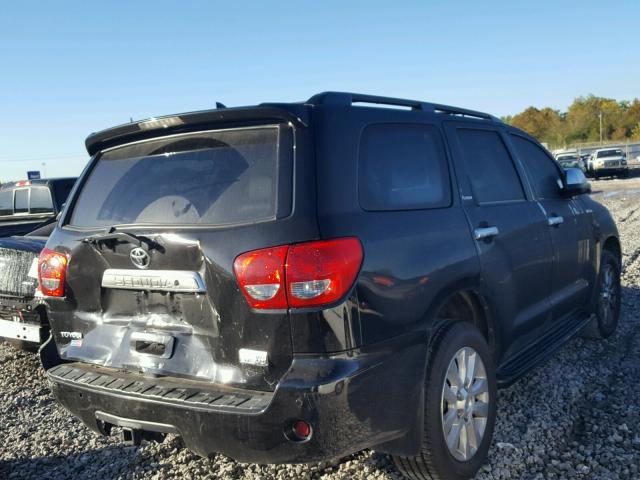 5TDYY5G12AS027691 - 2010 TOYOTA SEQUOIA PL BLACK photo 4