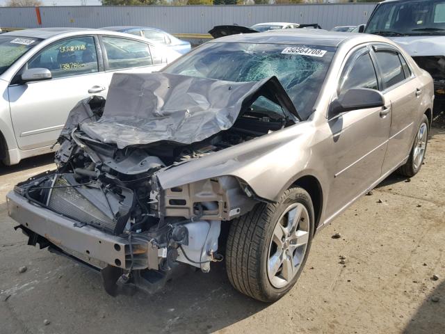 1G1ZC5EB7AF289875 - 2010 CHEVROLET MALIBU 1LT BROWN photo 2