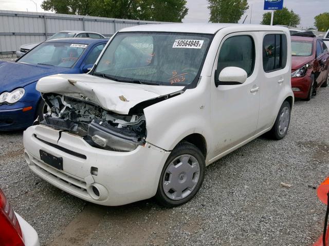 JN8AZ2KRXET352983 - 2014 NISSAN CUBE S WHITE photo 2