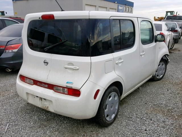 JN8AZ2KRXET352983 - 2014 NISSAN CUBE S WHITE photo 4