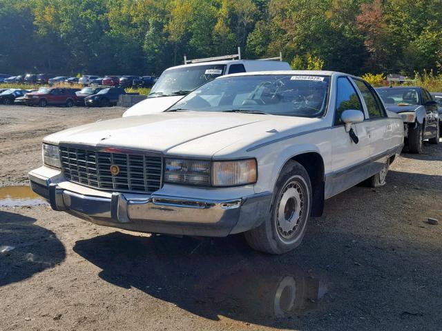 1G6DW5270PR709057 - 1993 CADILLAC FLEETWOOD WHITE photo 2