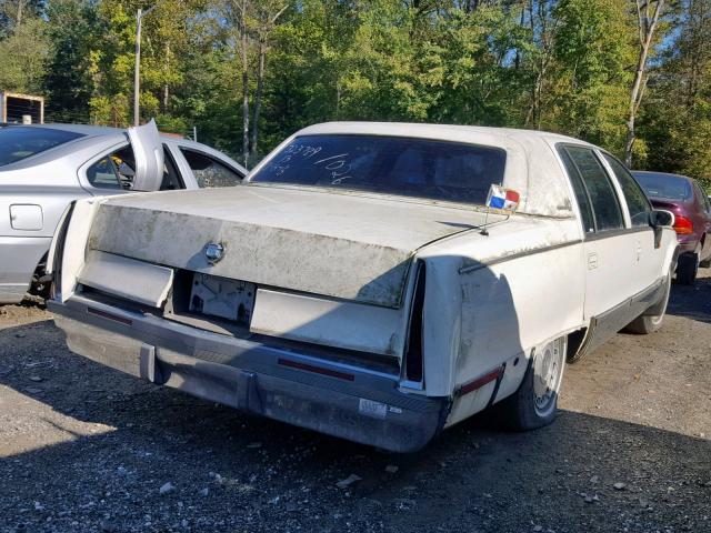 1G6DW5270PR709057 - 1993 CADILLAC FLEETWOOD WHITE photo 4