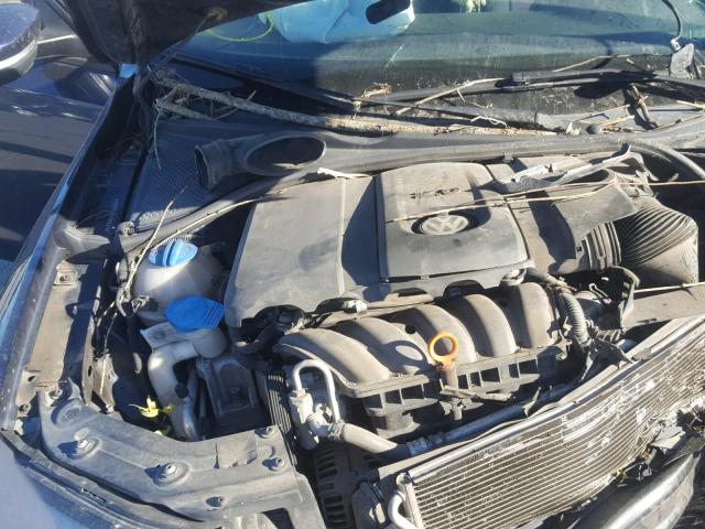 1VWAP7A30DC064428 - 2013 VOLKSWAGEN PASSAT S BLUE photo 7