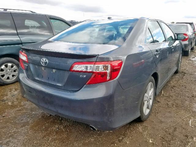 4T1BF1FK9CU021329 - 2012 TOYOTA CAMRY BASE GRAY photo 4