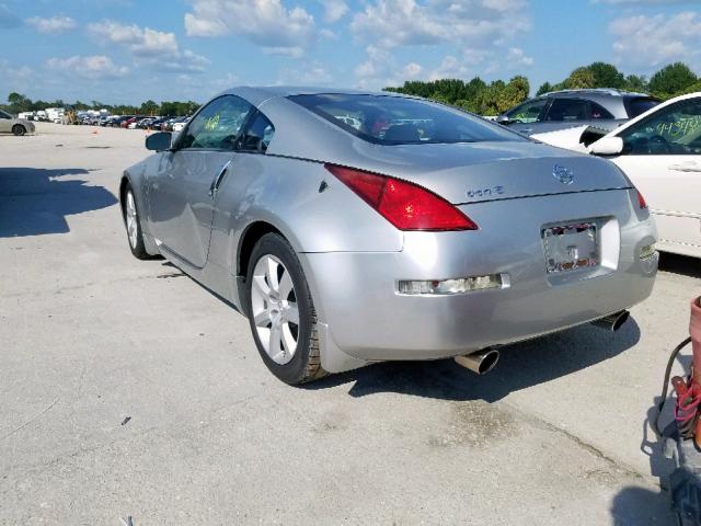 JN1AZ34D85M610174 - 2005 NISSAN 350Z COUPE SILVER photo 3