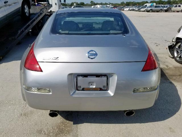 JN1AZ34D85M610174 - 2005 NISSAN 350Z COUPE SILVER photo 6