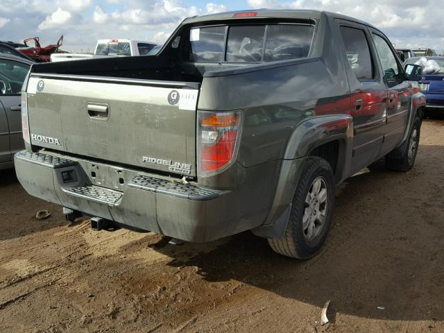 2HJYK16536H552288 - 2006 HONDA RIDGELINE BROWN photo 4