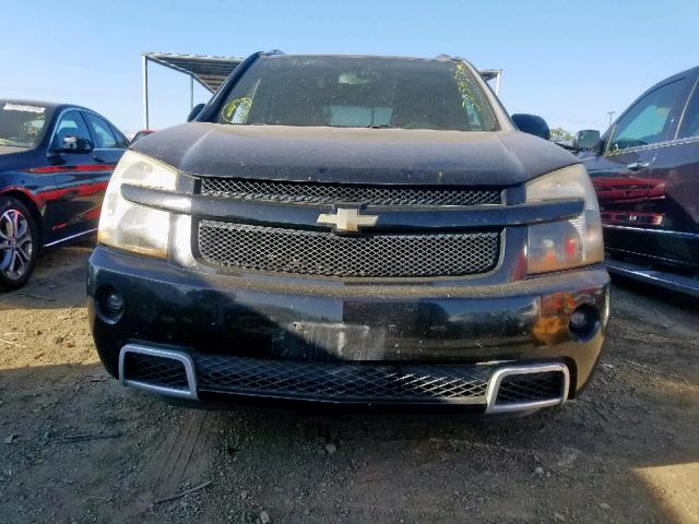 2CNDL537286015628 - 2008 CHEVROLET EQUINOX SP BLACK photo 10