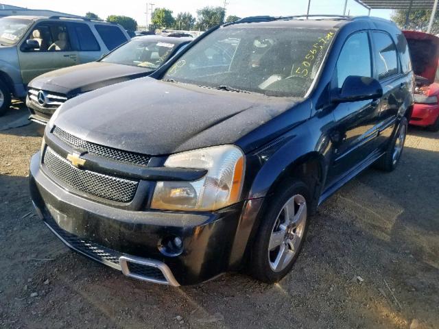 2CNDL537286015628 - 2008 CHEVROLET EQUINOX SP BLACK photo 2