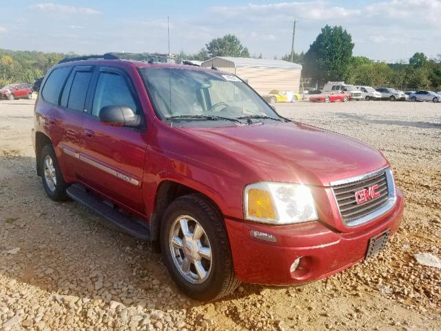 1GKDT13S942312876 - 2004 GMC ENVOY RED photo 1